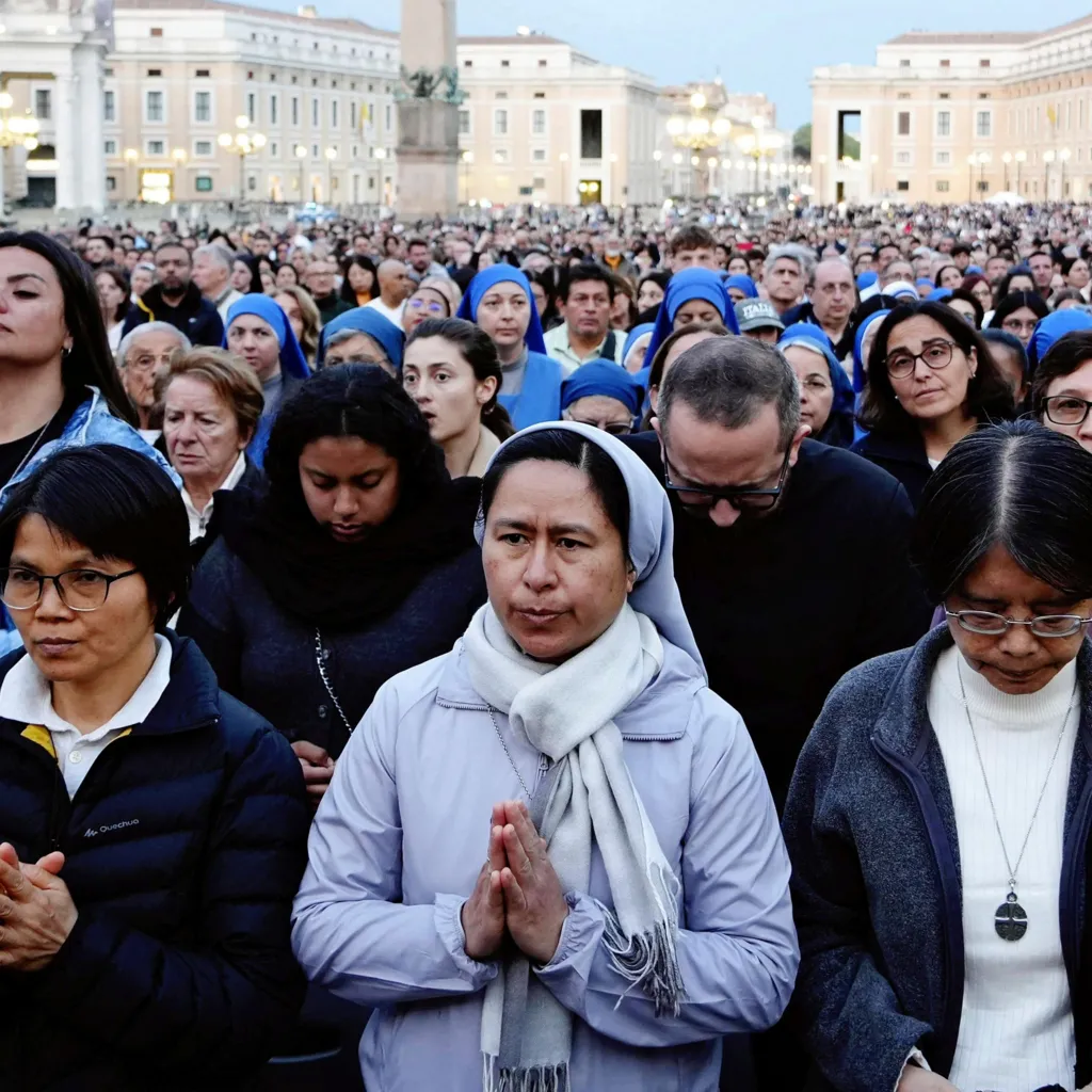 'Something different in the air' as hushed Rome reckons with Pope's death