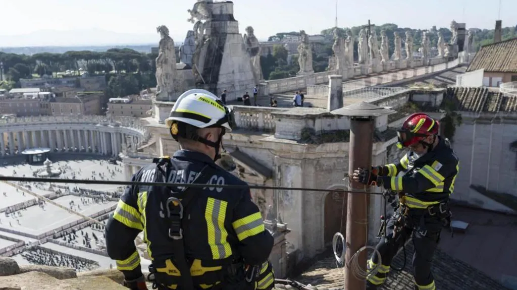 Custom fireworks and standby firefighters: How the Vatican makes its smoke signal