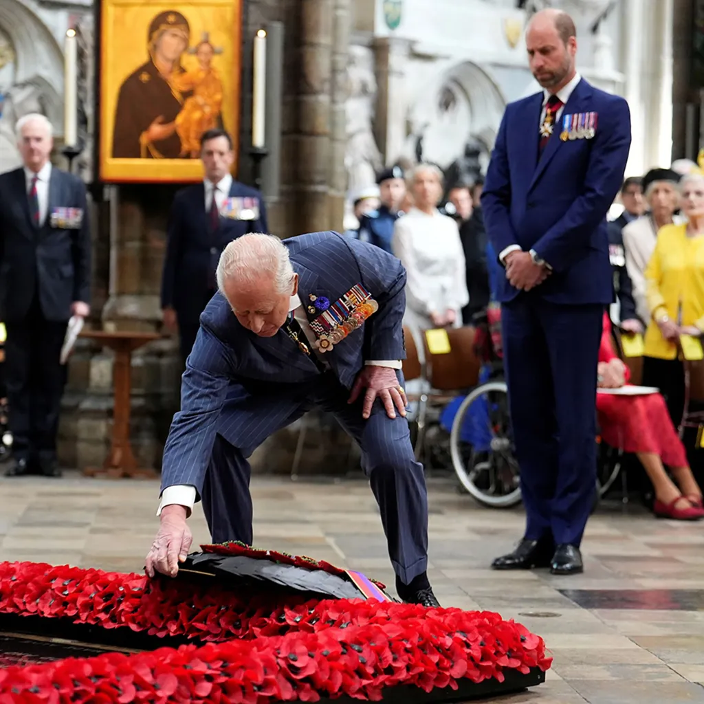 Candles, wreaths, famous faces: VE Day at 80 in pictures