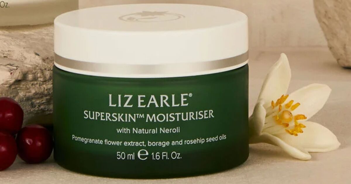 Liz Earle's skincare has 40% off – anti-ageing moisturiser is £12 cheaper than Boots