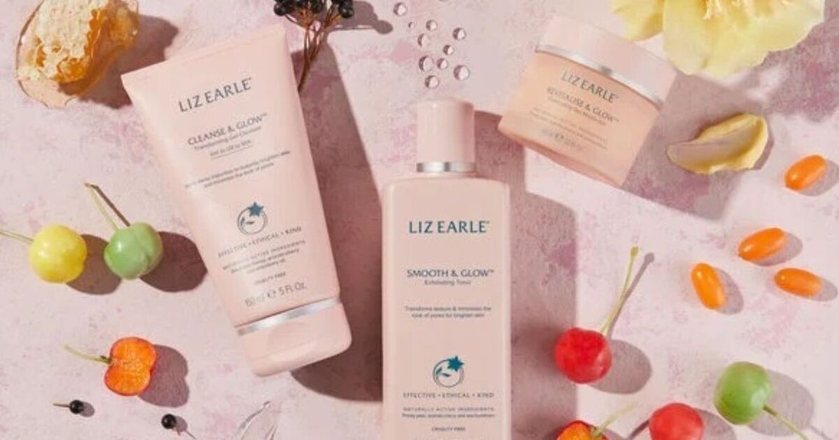 Liz Earle skincare bundle for &#039;glowing&#039; skin now £42 instead of £80
