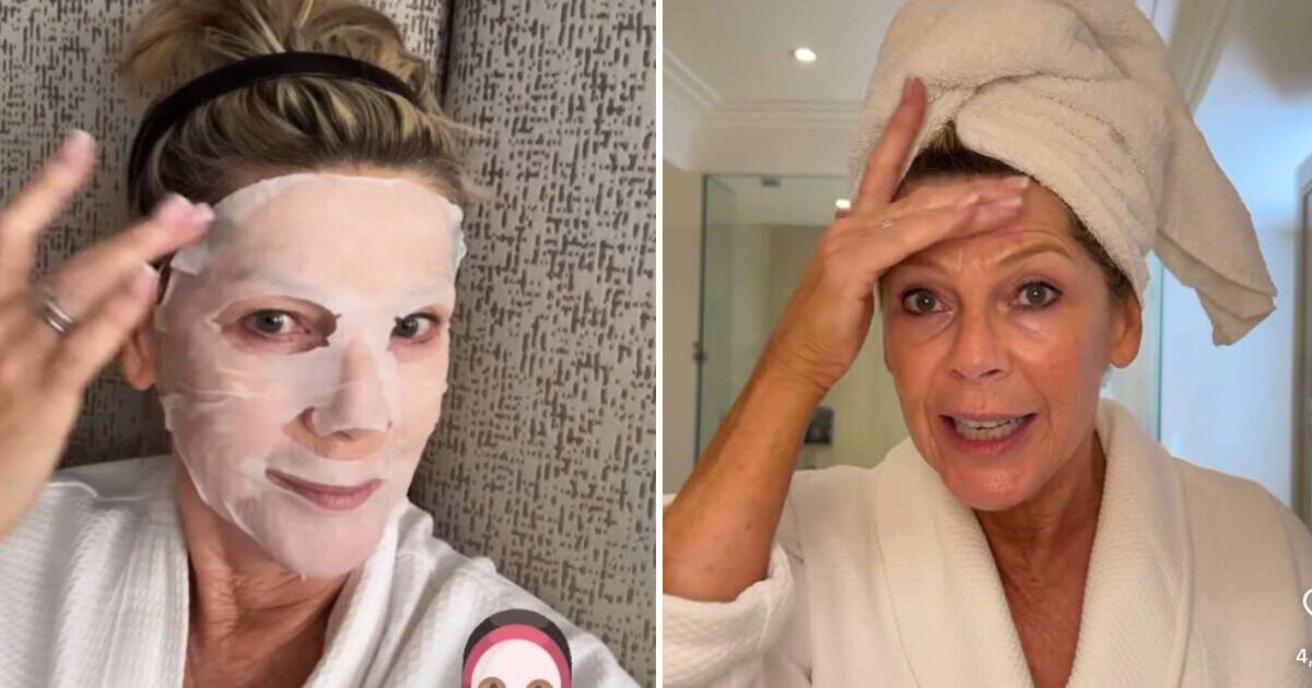Ruth Langsford runs through 10-minute anti-ageing solution for dry skin