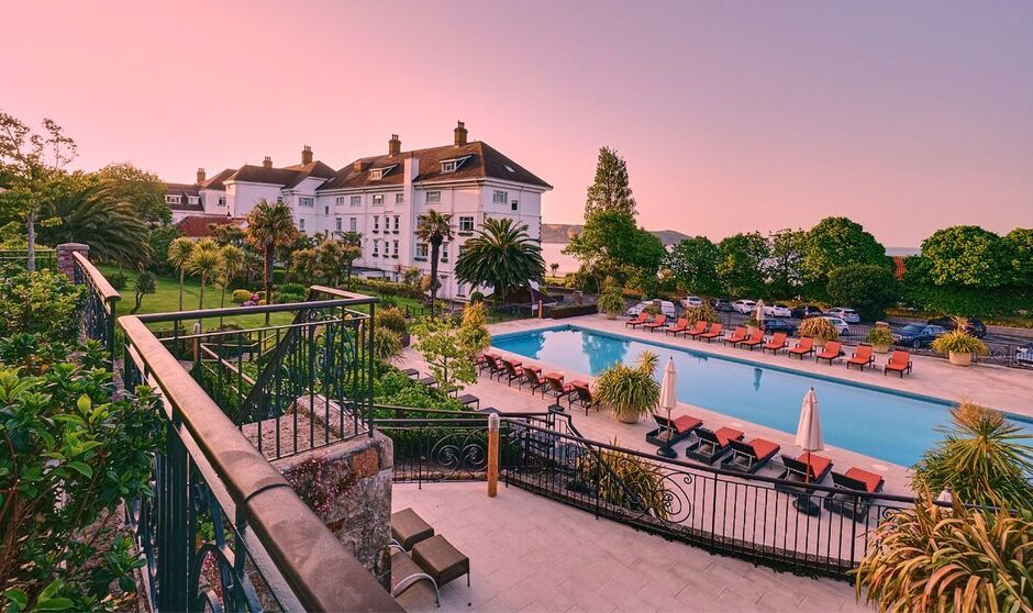 I stayed in beautiful hotel with breathtaking beach views a 30-minute flight from London