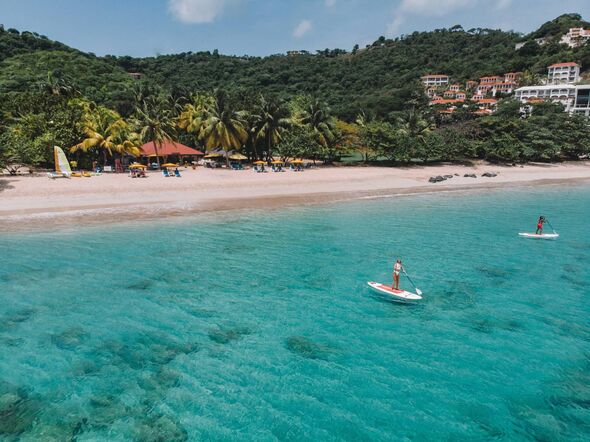 I visited most beautiful Caribbean island with crystal clear waters and coral reefs