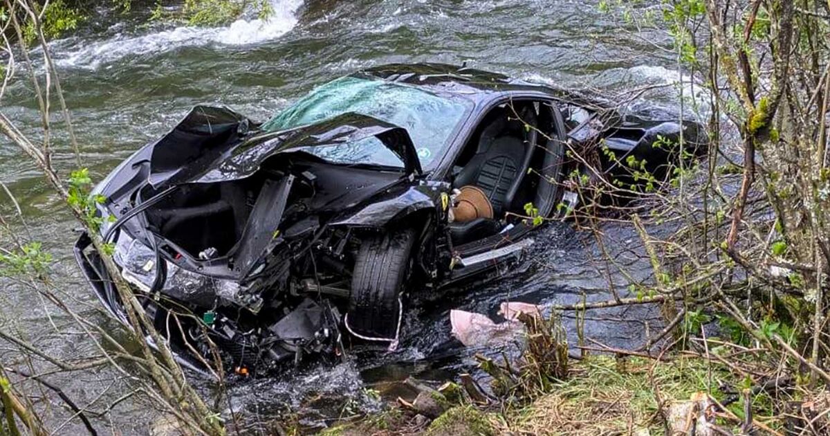 British couple killed after their Ferrari plunged off a mountain highway into a river