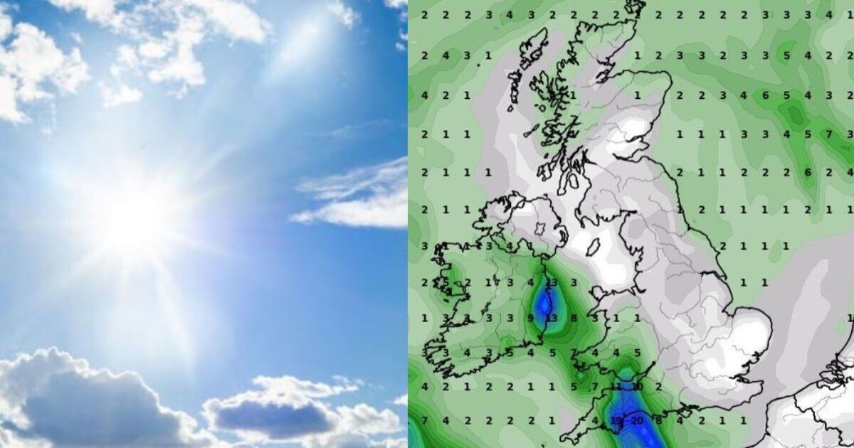 UK hot weather: Anti-cyclone sparks 18C heat and 2 weeks without rain