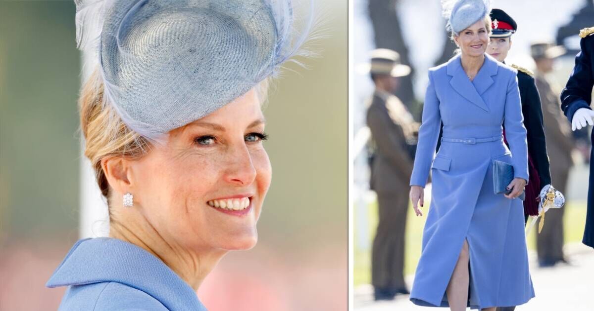 Duchess Sophie is a vision in blue as royal fans all say the same thing