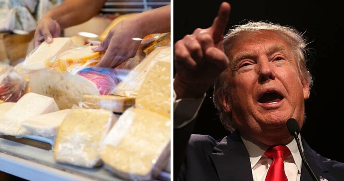 New warning issued over price of UK cheese &#039;next week&#039; thanks to Trump tariffs