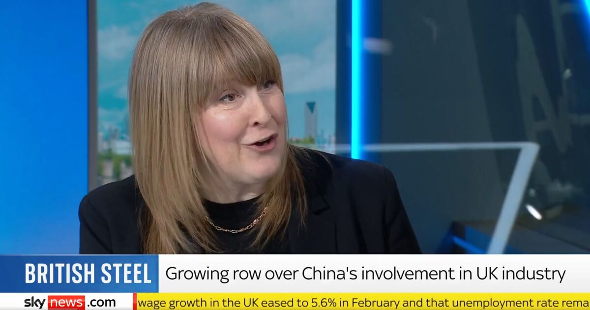 Labour&#039;s Sarah Jones squirms as British Steel policy thrown into chaos in Sky News clash