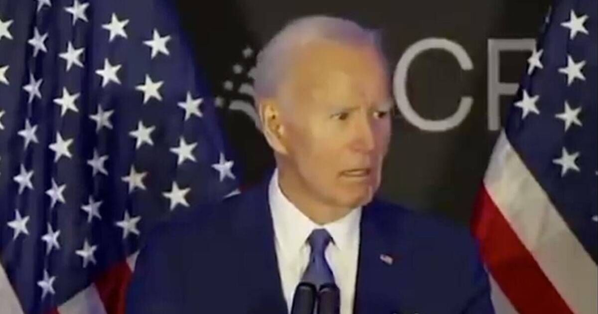 Joe Biden humiliated over &#039;meltdown&#039; after shouting about Donald Trump in rambling speech