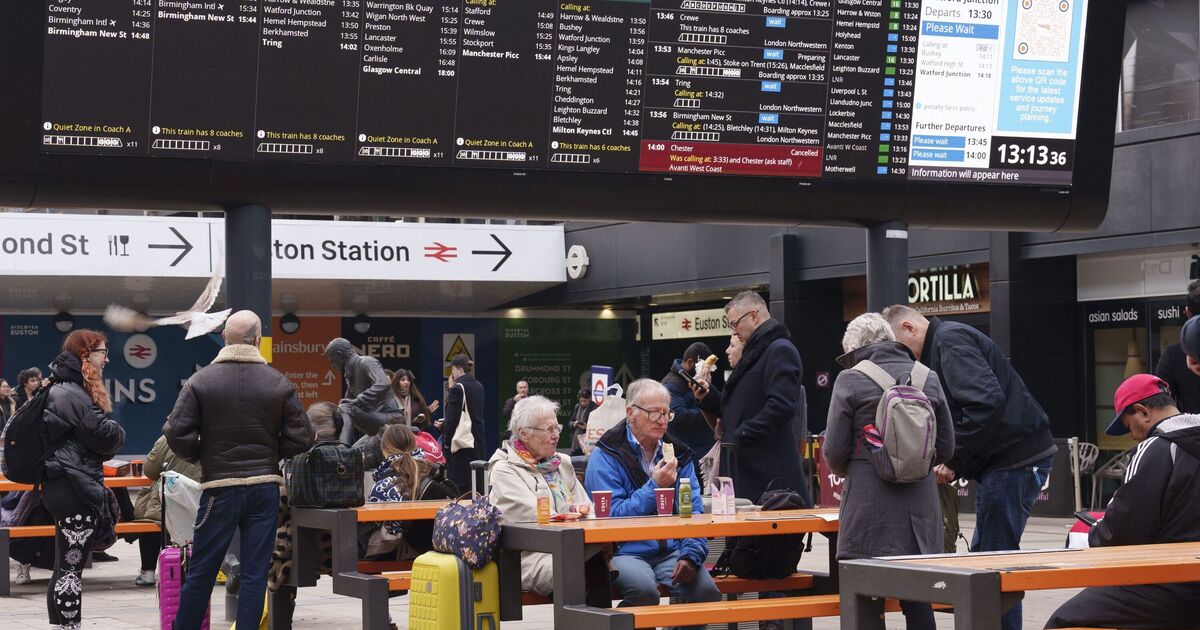 Easter travel LIVE: Euston station chaos as trains cancelled in misery for passengers