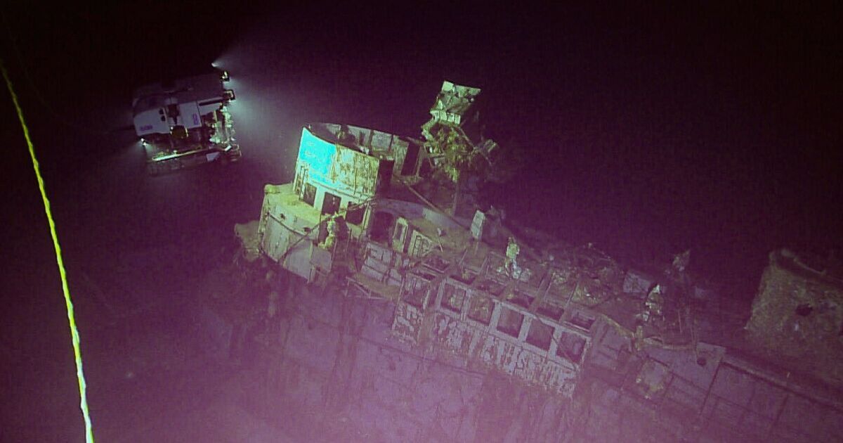 Archaeologists make baffling discovery 16,650 feet deep in the Pacific on WWII warship