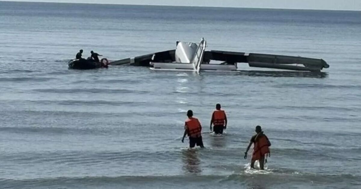 Thailand plane crash: At least five dead as aircraft plunges into sea near beach town