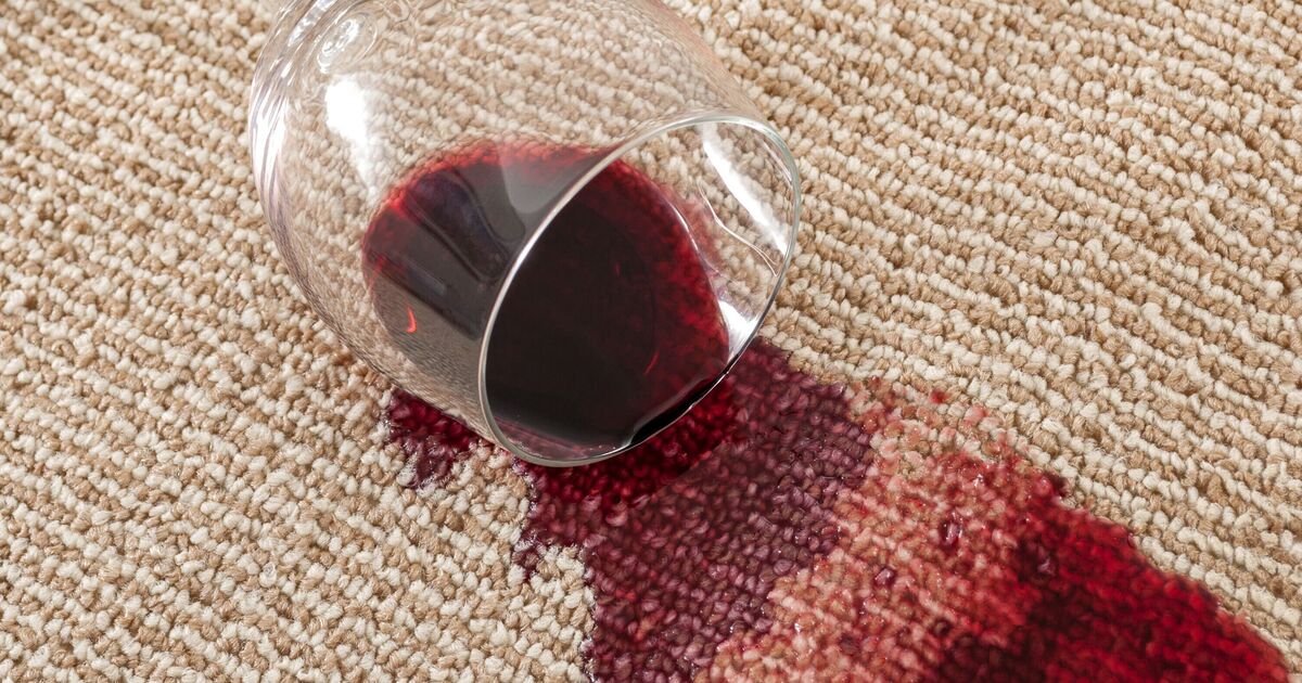Red wine stains will lift out of carpets and clothes with 1 kitchen ingredient