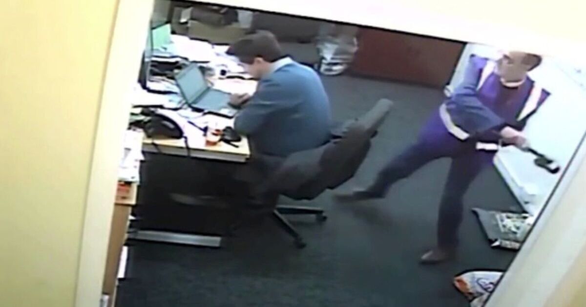 Incredible moment head teacher hits love rival deputy round head with spanner