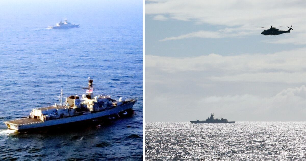 Royal Navy scrambles warship as Russian frigate spotted in UK waters