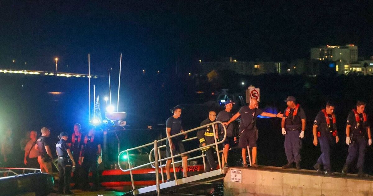 Florida boat crash: First video emerges of moment ferry was struck by runaway vessel