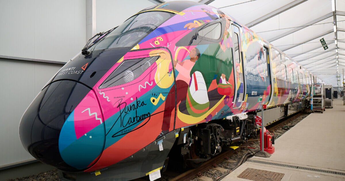 Woke row after train repainted to celebrate diversity