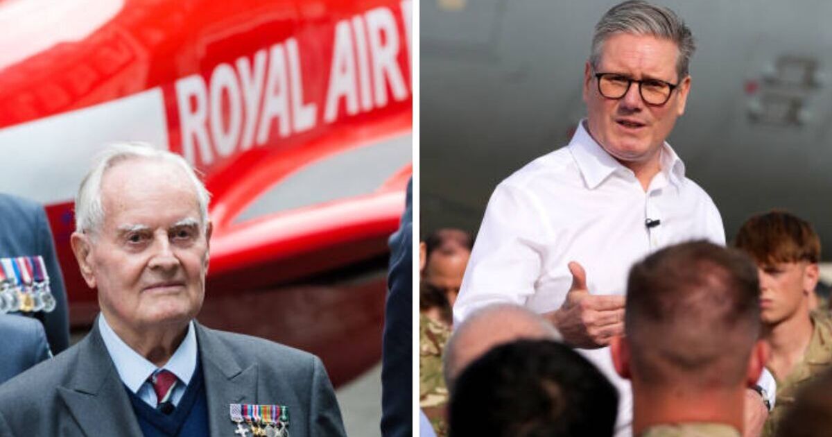 Hero WW2 pilot blasts Keir Starmer&#039;s &#039;rubbish&#039; plan to raise UK&#039;s defence spending