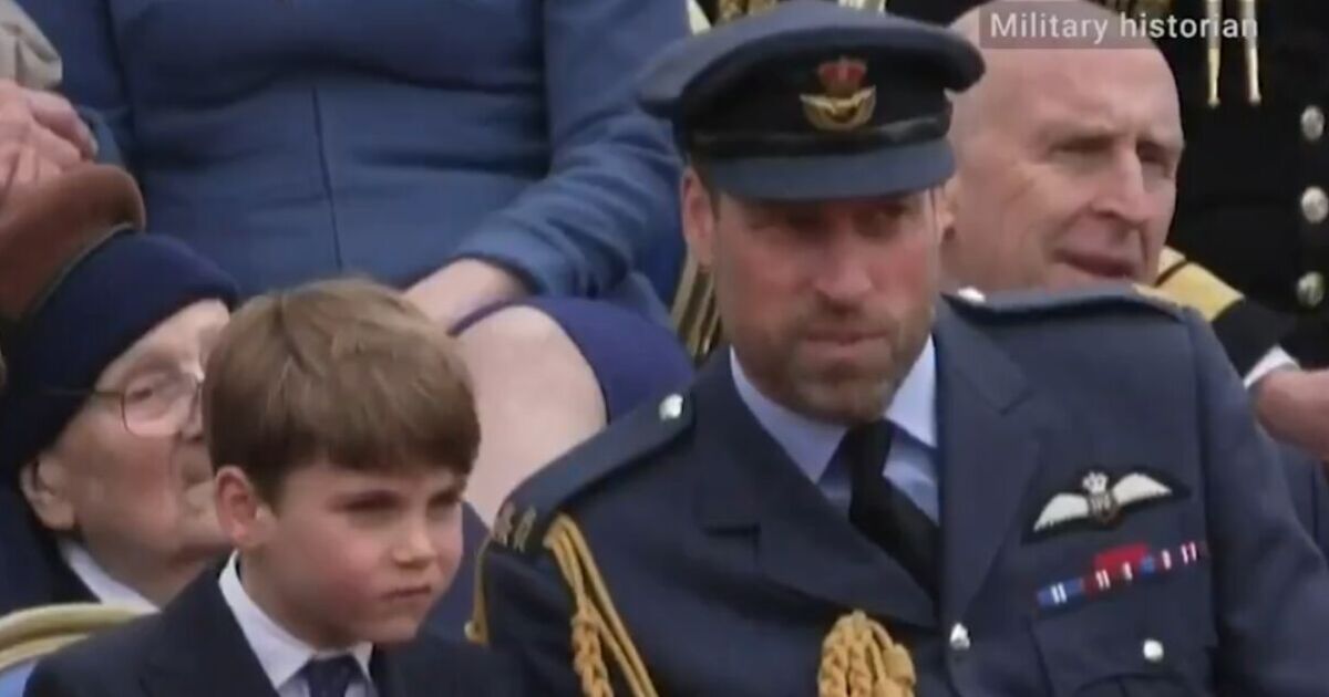 Lip reader reveals what William told cheeky Louis after stealing show at VE Day event