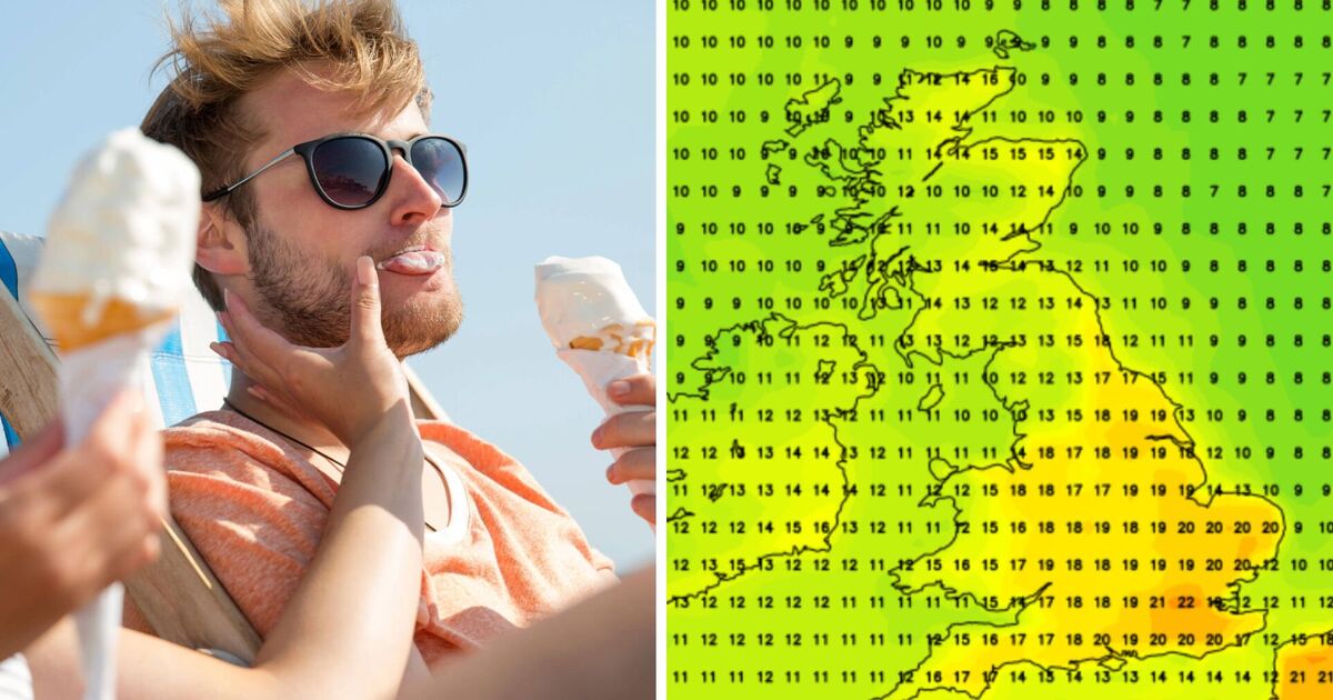 UK weather maps reveal exact date 22C &#039;mini heatwave&#039; to blast millions of Brits