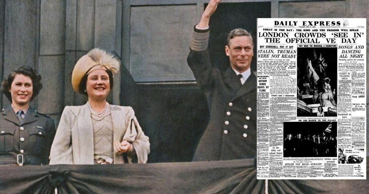 &#039;Today is the day&#039; - How the Express covered VE Day 80 years ago